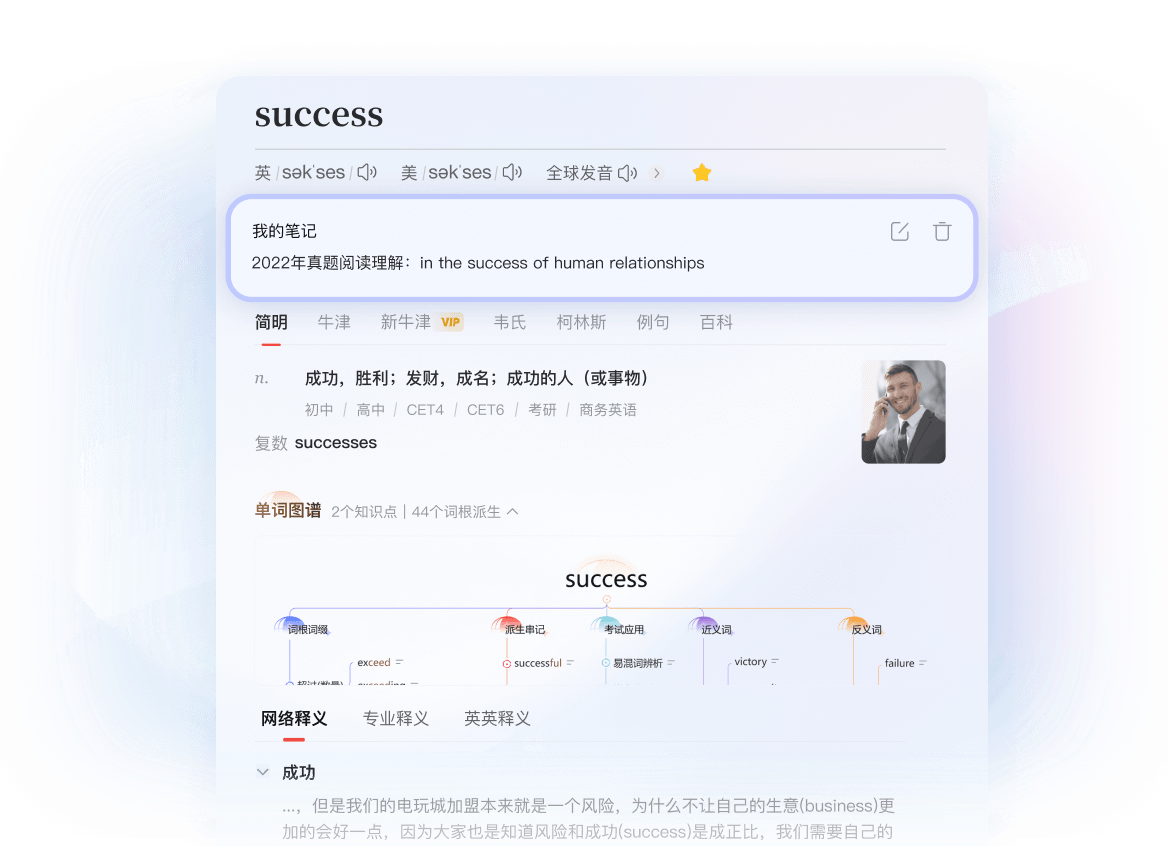 智能词汇翻译多语言词典